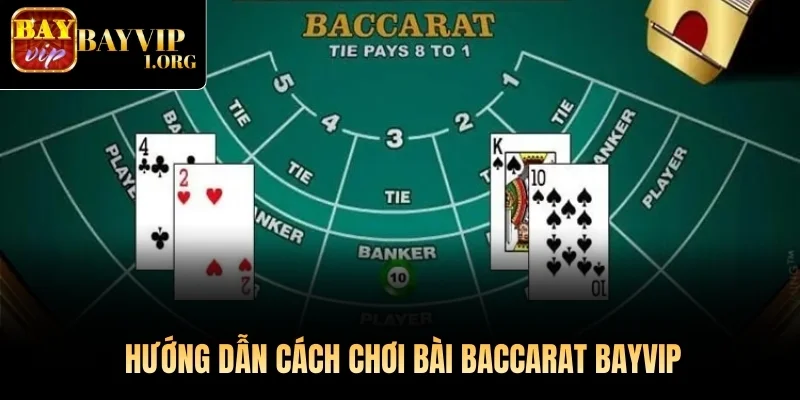 Hướng dẫn cách chơi bài Baccarat Bayvip