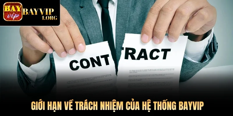 Giới hạn về trách nhiệm của hệ thống Bayvip