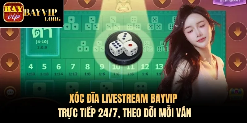 Xóc Đĩa Livestream Bayvip - Trực Tiếp 24/7, Theo Dõi Mỗi Ngày